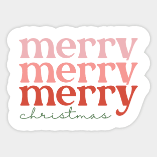 Merry Christmas jolly design Sticker